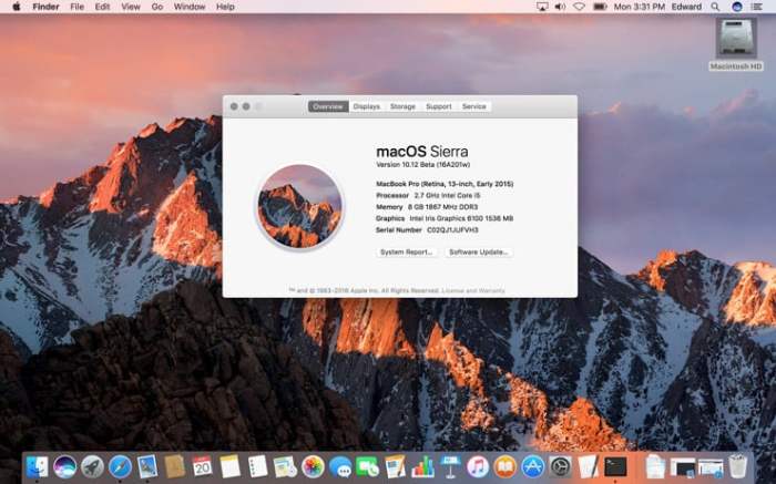 Macos sierra release september 20