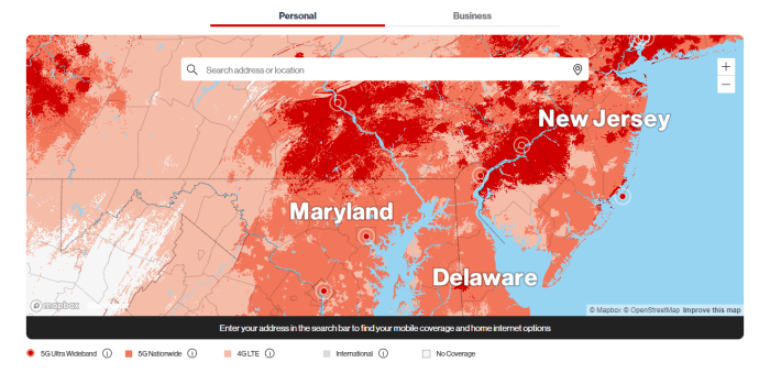 New t mobile coverage map is based on real time customer experience