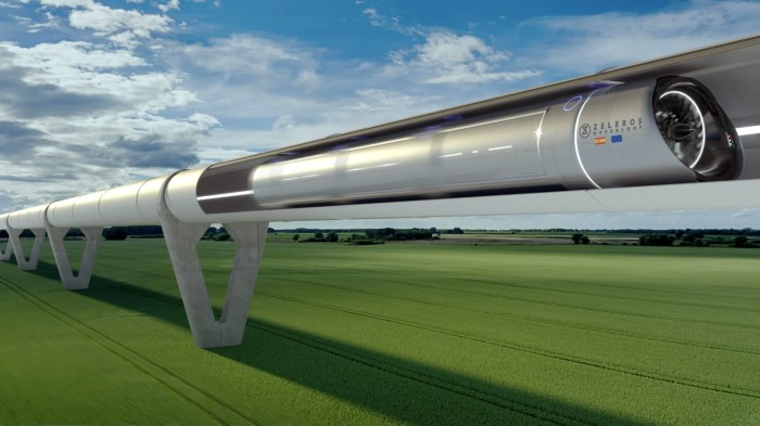 Hyperloop one public speed test success