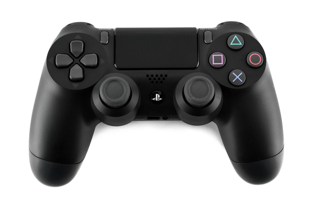 Dualshock 4 ps4 slim shown in video