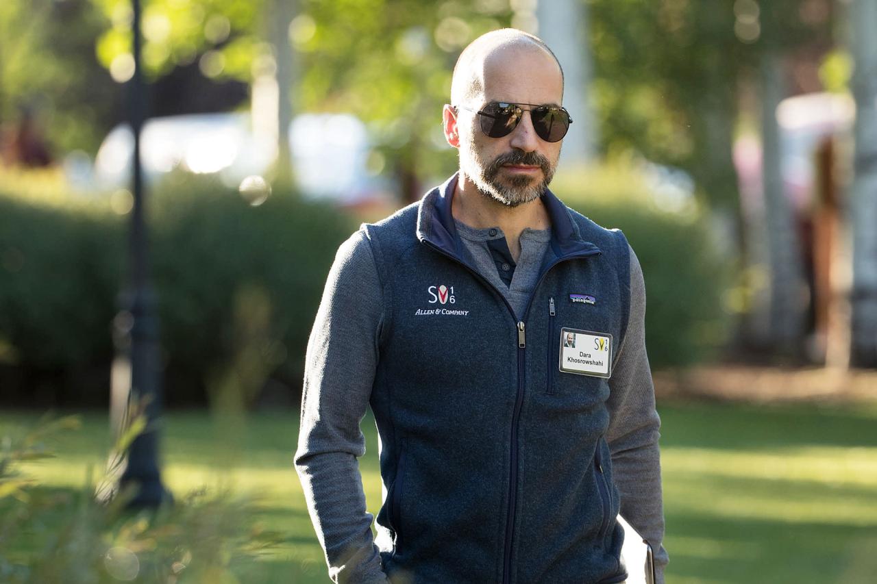 Uber ceo khosrowshahi reveals the three goals at the top of his to do list