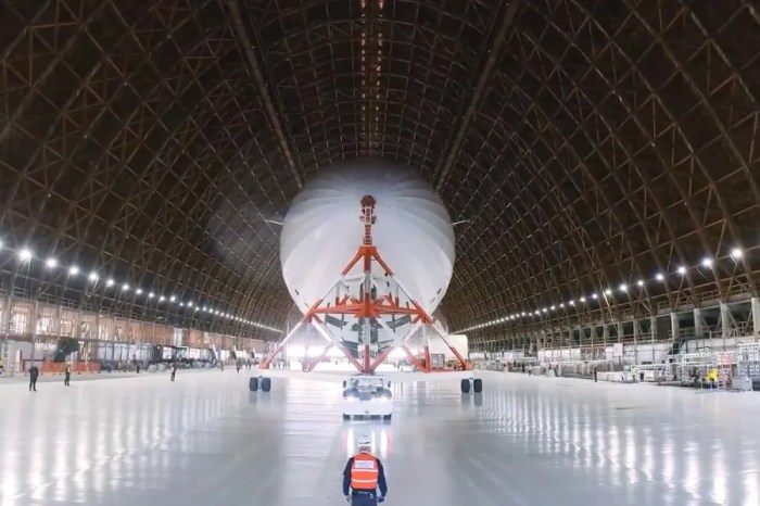 The worlds largest aircraft breaks cover in silicon valley