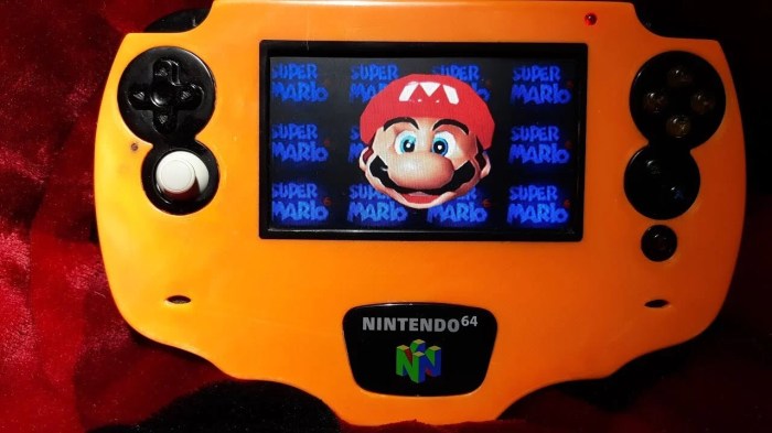 Diy nintendo 64 portable console