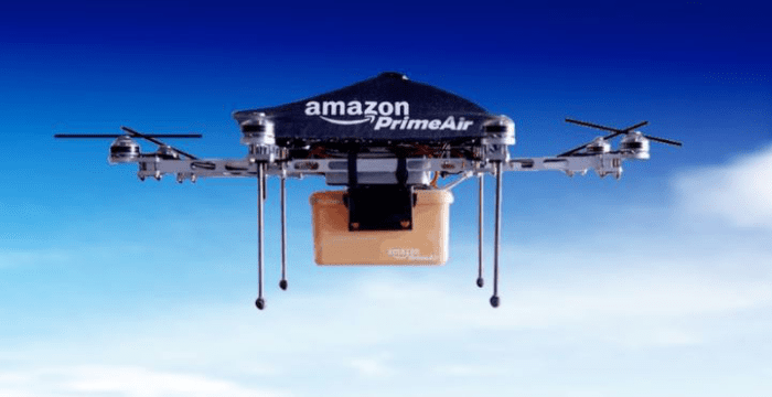 Amazon begins testing its drone delivery system in canada