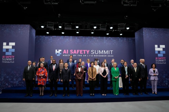 Whos going and whos not to the ai safety summit at bletchley park