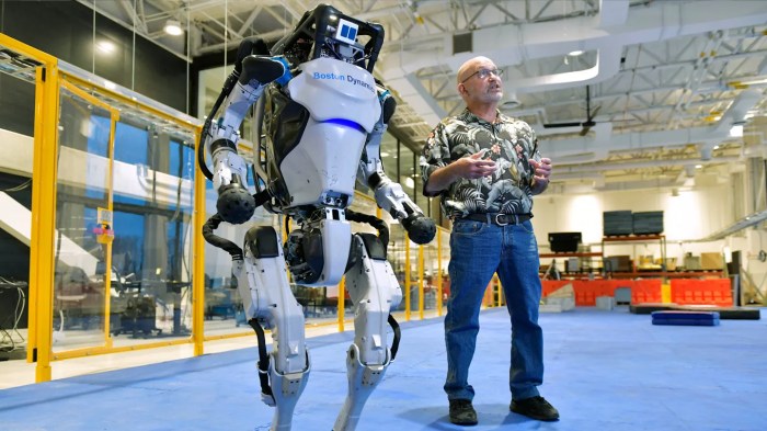 Boston dynamics atlas humanoid robot goes electric