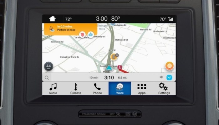 Waze mapping ford sync 3