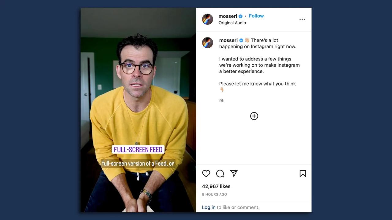 Threads is working on surfacing trends says instagram head adam mosseri