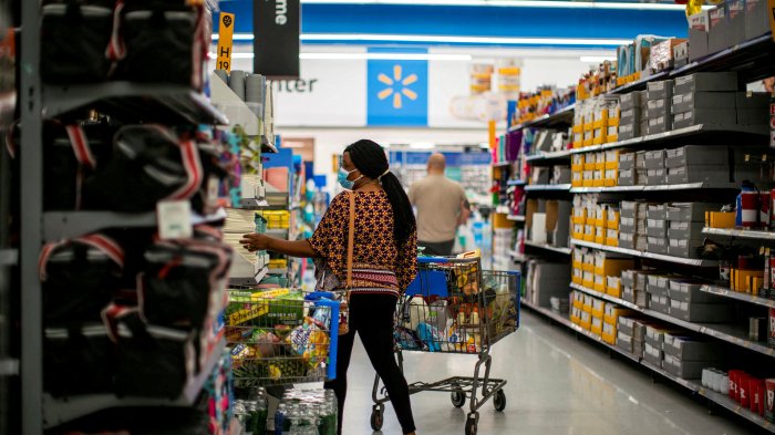 Walmart increase in store traffic raising prices online