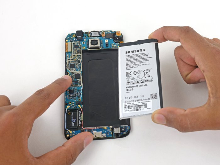 Galaxy s6 teardown reveals complicated process for battery replacement