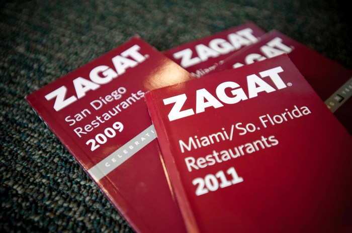 Zagat may be sold by google