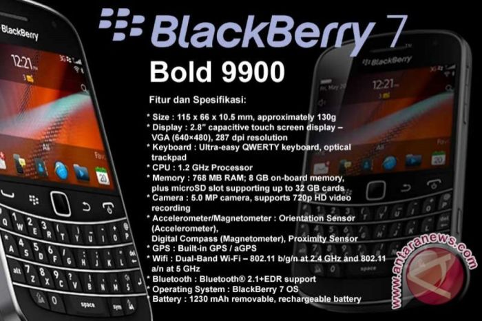 Blackberry bold 9900 resurrected to appease diehard customers