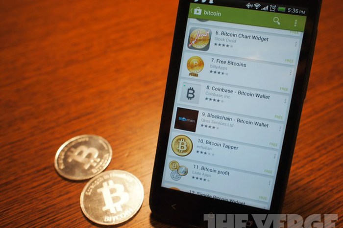 Apple removes bitcoin wallet app from store