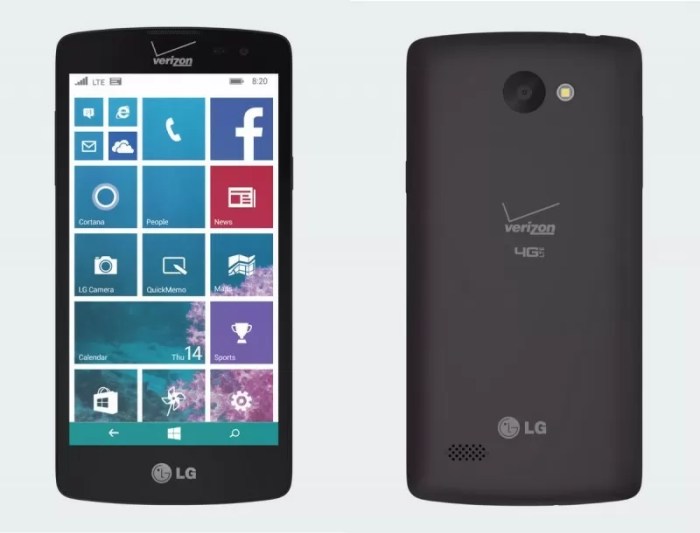 New lg windows phone handset for verizon leaked