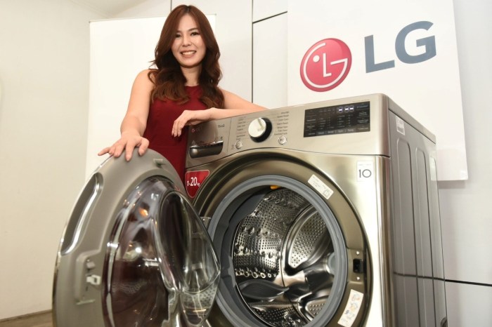 Lg debuts washing machine with nfc technology