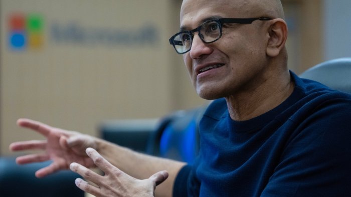 Microsoft stock recovers from weekend decline after hiring openais leaders