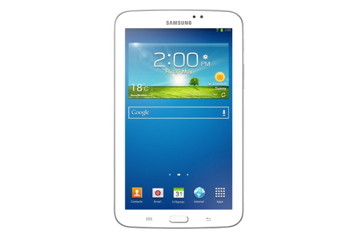 Samsung sm t2588 is an unknown 7 inch device