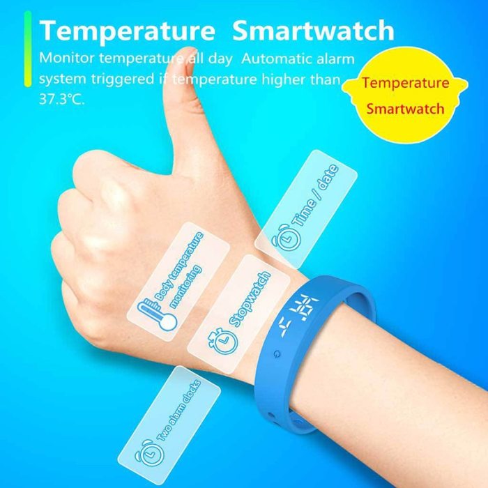 Itherm bracelet records your body temperature