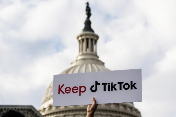 Techcrunch minute the tiktok ban or at least the effort to force its sale is gaining steam