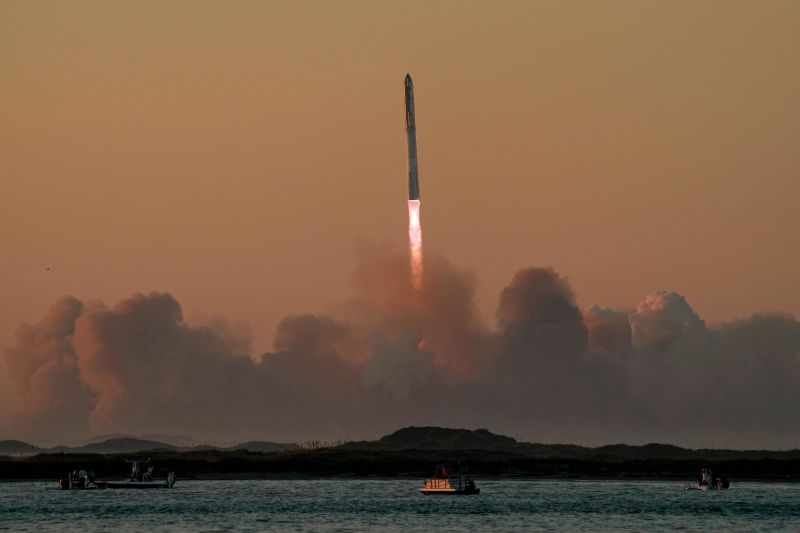 Spacex launches starship for the second time ever going farther than ever before