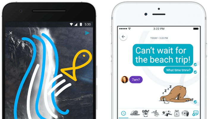 Google allo snapchat expiring messages