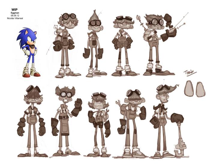 Early sonic boom character designs were traumatic for the sonic team