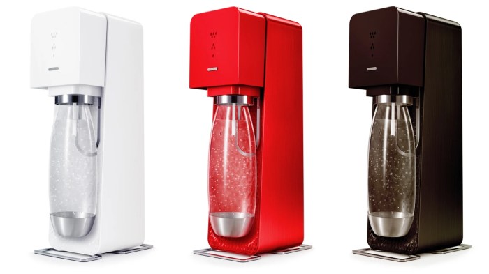 Yves behar designed sodastream mix can carbonate anything