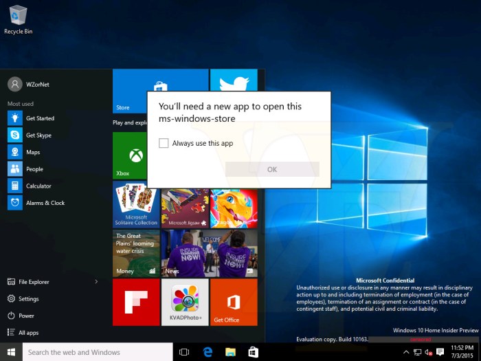 Windows 10 rtm july