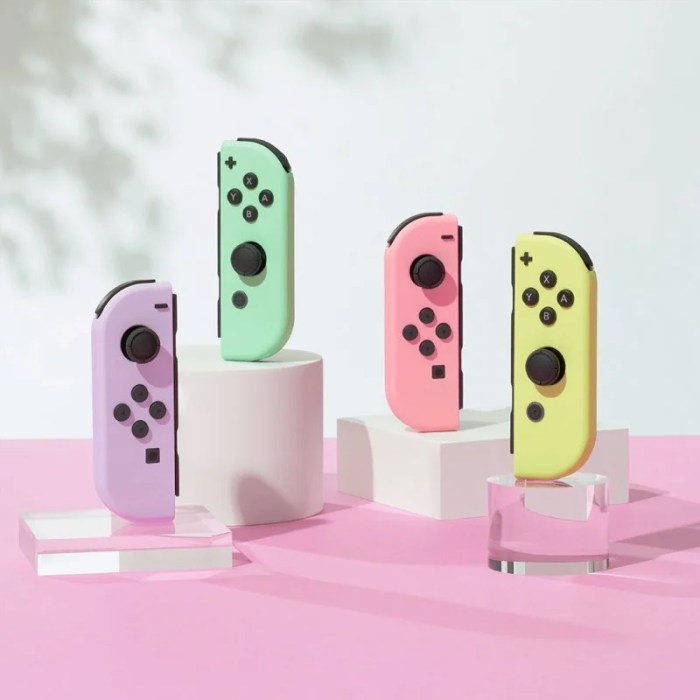 Neon pink green joy con nintendo switch us launch