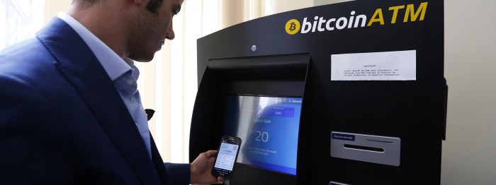 Bitcoin atm removed after debut