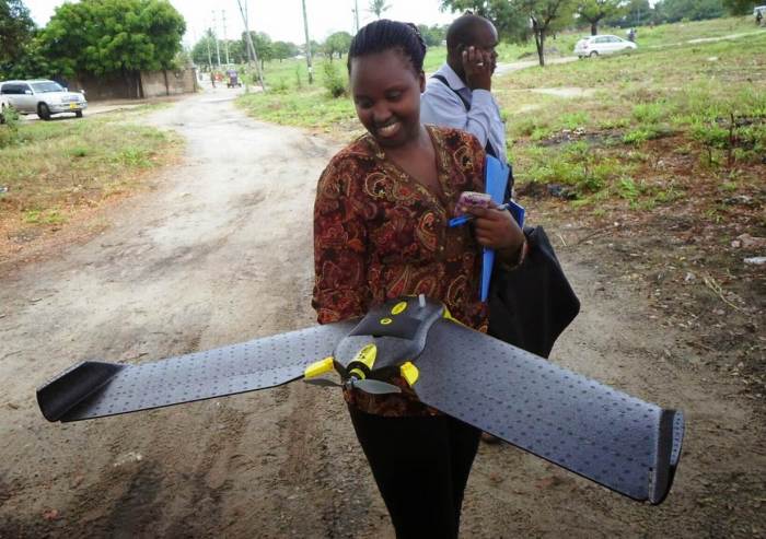 Drones fight malaria tanzania