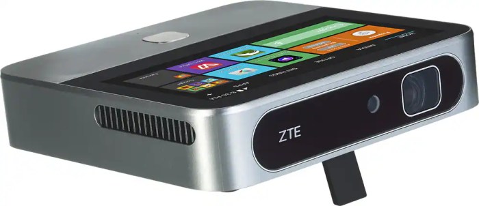 Zte spro 2 wireless smart projector heads to att