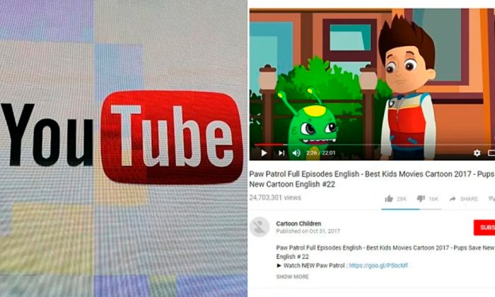 Youtube kids criticized for displaying inappropriate content