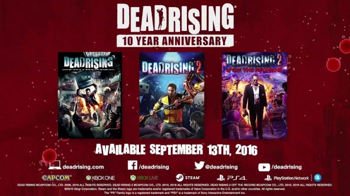 Dead rising games of yore headed to ps4 and xbox one