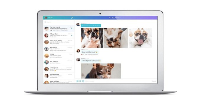 Redesigned yahoo messenger for desktop