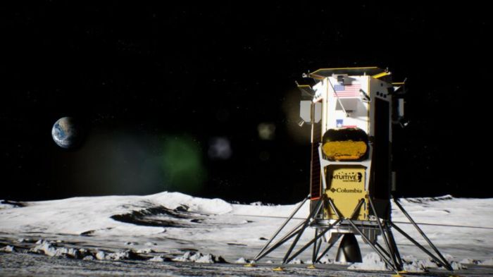 Intuitive machines faces early end to moon mission after lander tips over