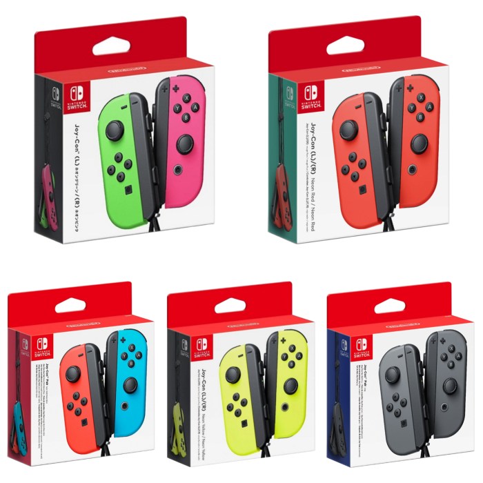 Nintendo switch new joy con switch attachments