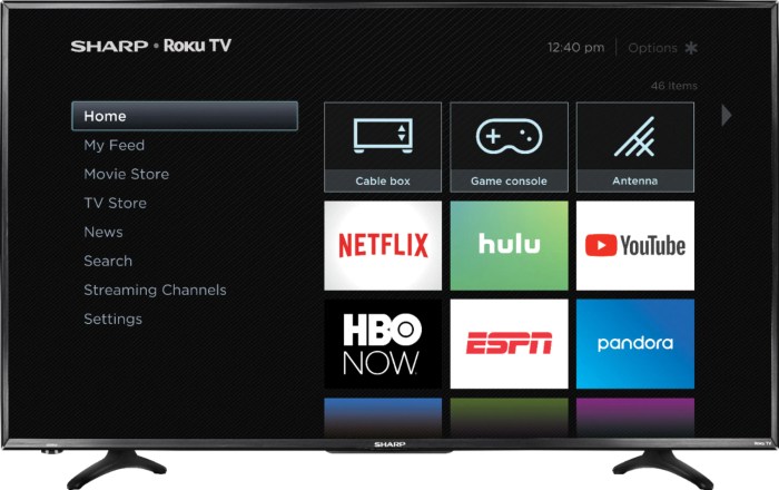 Sharps roku powered smart tvs coming soon