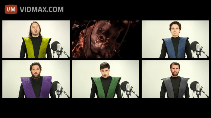 A capella cover of mortal kombat theme song is amazing