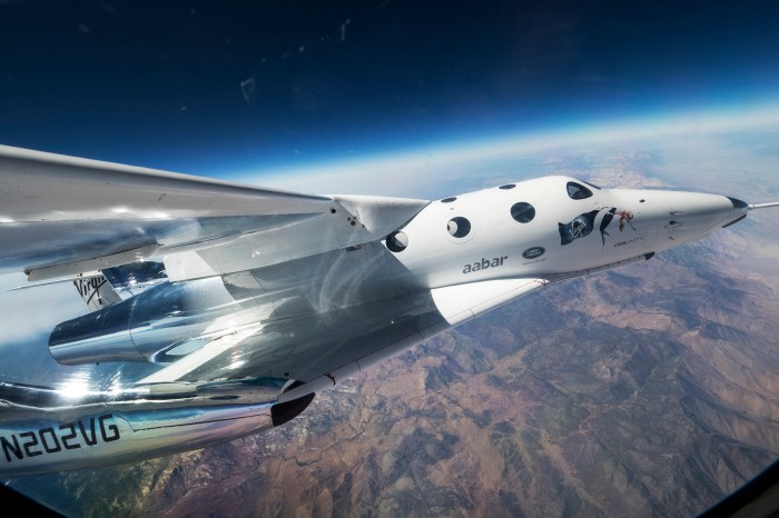 Virgin spaceship two achieves new height record