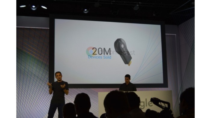 Googles chromecast is a massive hit with 30 million units sold