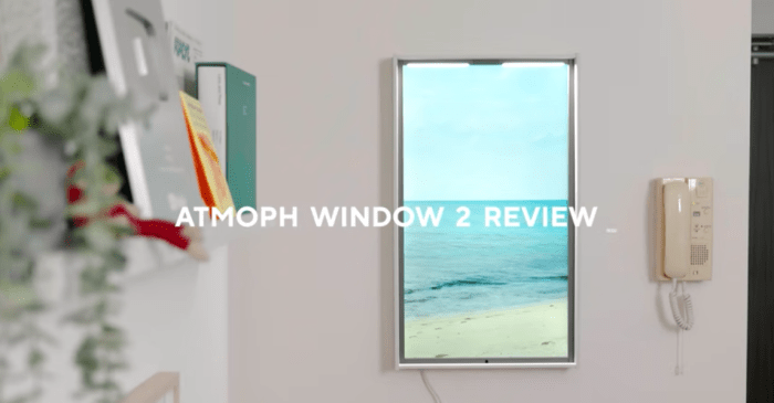 Atmoph window arrives on kickstarter