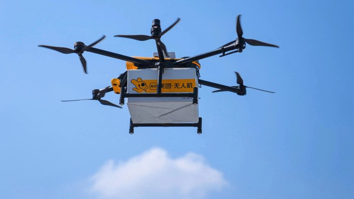 Burrito drone delivery