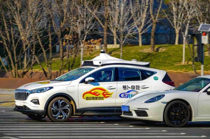 China robotaxi apply the brakes