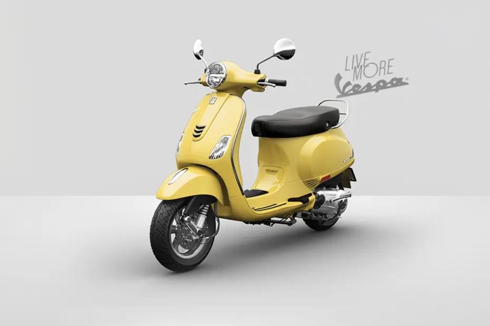 First vespa electric scooter next year