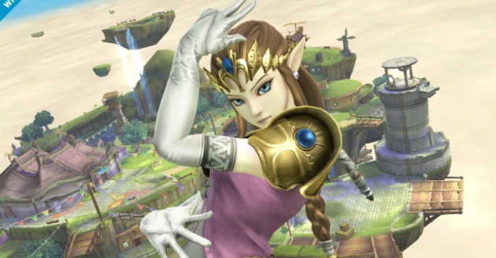 Princess zelda will be playable in super smash bros