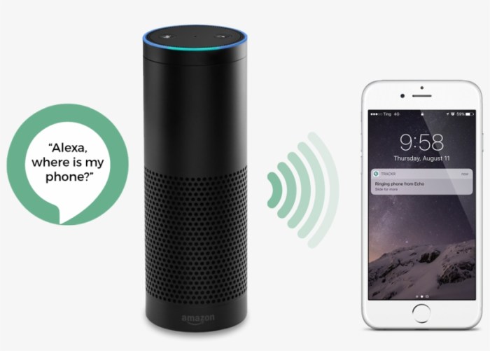 Alexa find your phone trackr