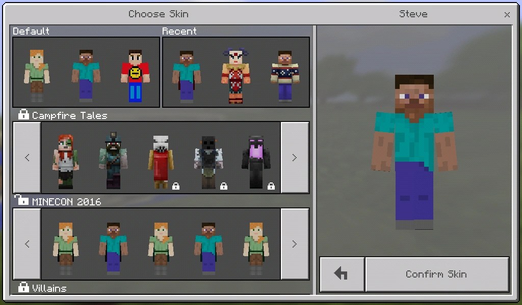 Minecraft pocket edition to receive player skins new animals and more