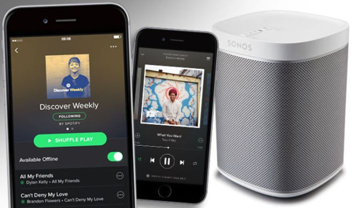 Alexa stream spotify sonos speakers