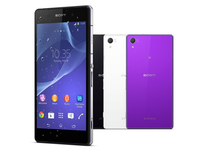 Sony xperia z2 hands on